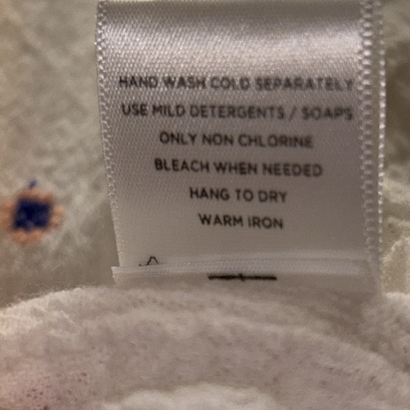 New Roberta Roller Rabbit Women's Peasant Blouse 100% Cotton Beachy Tunic Medium - Picture 9 of 13